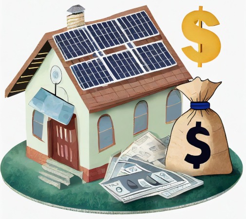 Solar Incentive Cartoon Image